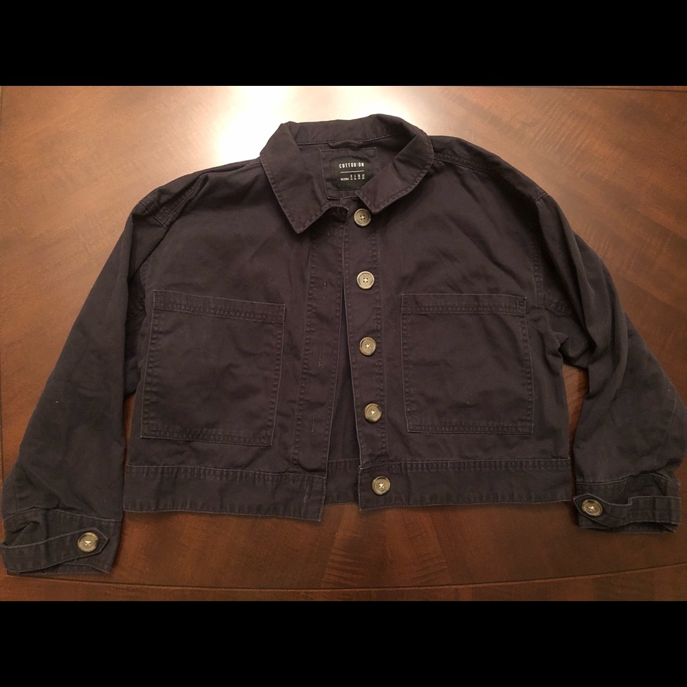 NWOT! COTTON ON Crop jacket with pockets